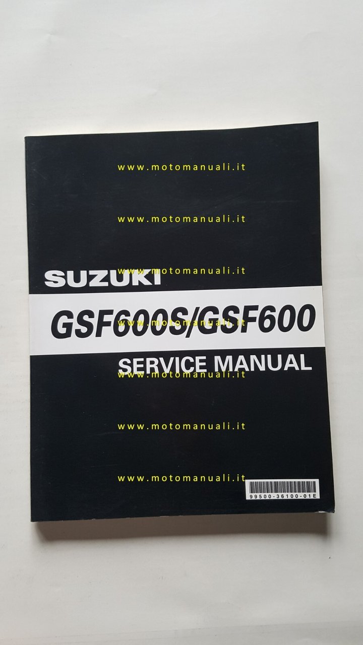 Suzuki GSF 600-600 S 2000 manuale officina INGLESE originale shop …