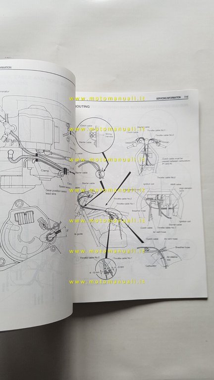 Suzuki GSF 600-600 S 2000 manuale officina INGLESE originale shop …