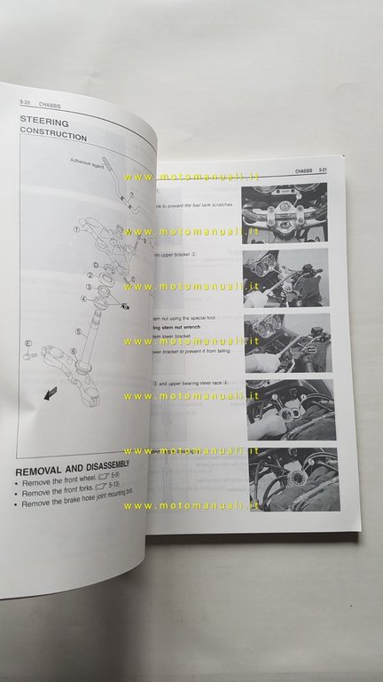 Suzuki GSF 600-600 S 2000 manuale officina INGLESE originale shop …