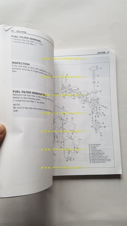 Suzuki GSF 600-600 S 2000 manuale officina INGLESE originale shop …