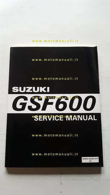 Suzuki GSF 600 BANDIT 1996-97 manuale officina ENGLISH originale