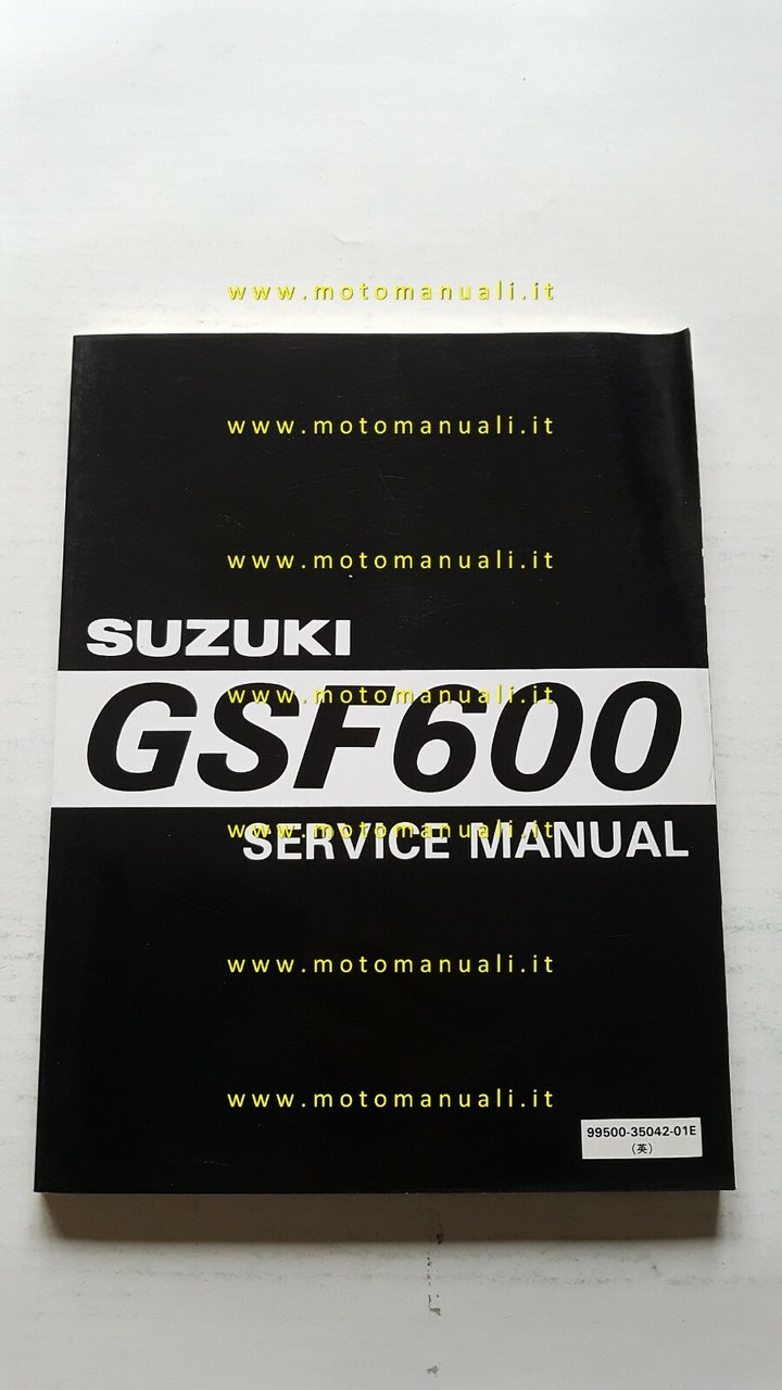 Suzuki GSF 600 BANDIT 1996-97 manuale officina ENGLISH originale
