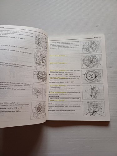 Suzuki GSF 600 S 1995 manuale officina riparazione originale ITALIANO