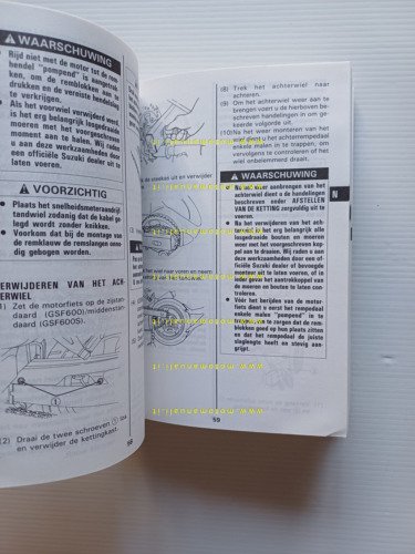Suzuki GSF 600 S 1995 manuale uso manutenzione libretto italiano …