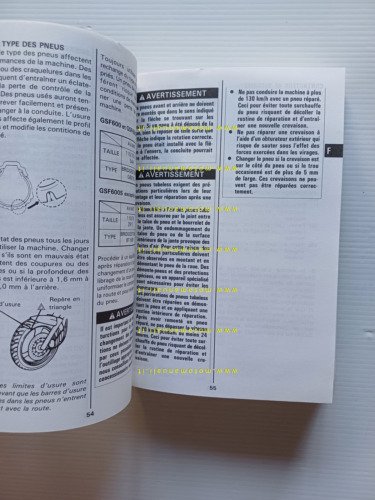 Suzuki GSF 600 S 1995 manuale uso manutenzione libretto italiano …