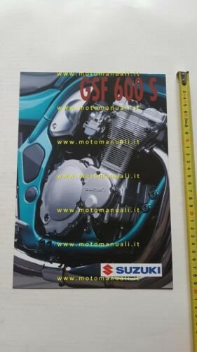 Suzuki GSF 600 S Bandit 1995 depliant ITALIANO originale moto …