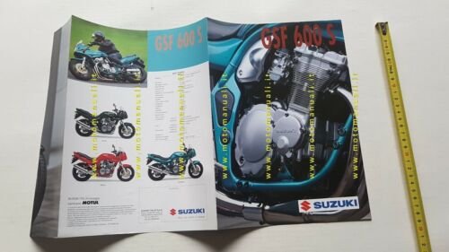 Suzuki GSF 600 S Bandit 1995 depliant ITALIANO originale moto …