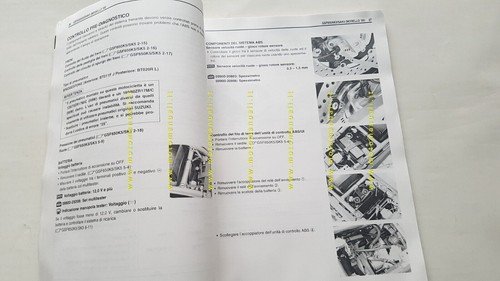 Suzuki GSF 650 ASA AGGIORNAMENTO 2005 manuale officina ITALIANO originale