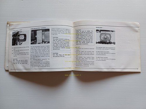 Suzuki GSX 1100 1979-80 manuale uso manutenzione INGLESE originale