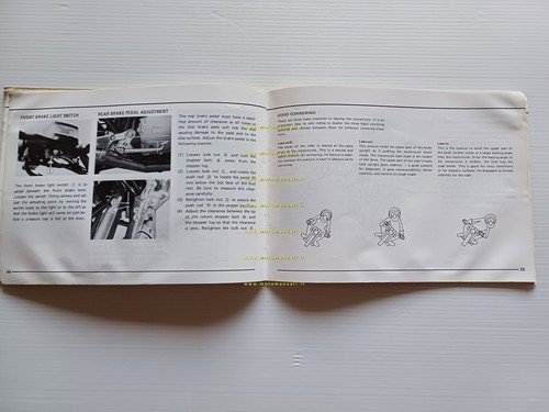Suzuki GSX 1100 1979-80 manuale uso manutenzione INGLESE originale