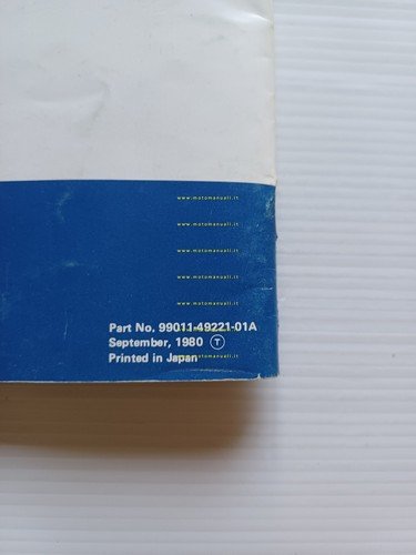 Suzuki GSX 1100 1980-81 manuale uso manutenzione INGLESE originale