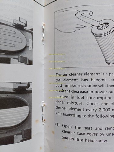 Suzuki GSX 1100 1980-81 manuale uso manutenzione INGLESE originale