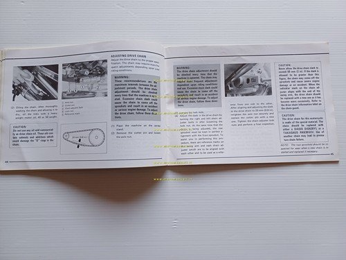 Suzuki GSX 1100 1980-81 manuale uso manutenzione INGLESE originale