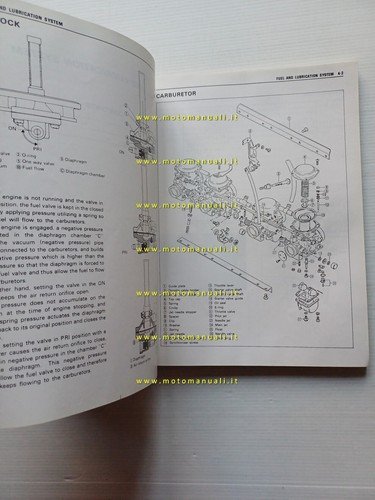 Suzuki GSX 1100 1980 manuale officina inglese originale