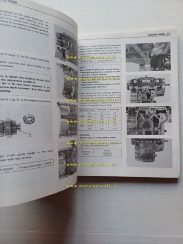 Suzuki GSX 1100 1980 manuale officina inglese originale
