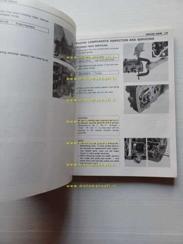 Suzuki GSX 1100 1980 manuale officina inglese originale