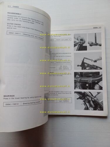 Suzuki GSX 1100 1980 manuale officina inglese originale
