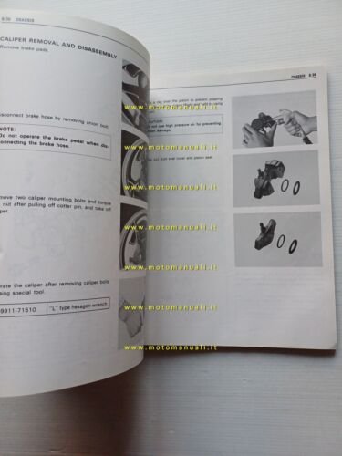 Suzuki GSX 1100 1980 manuale officina inglese originale