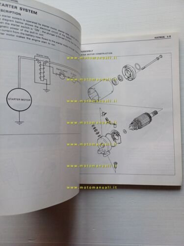 Suzuki GSX 1100 1980 manuale officina inglese originale
