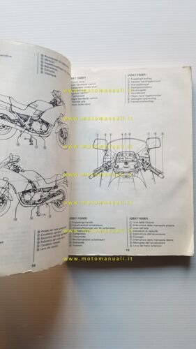 Suzuki GSX 1100 E-ES-EF 1985 manuale uso manutenzione originale italiano