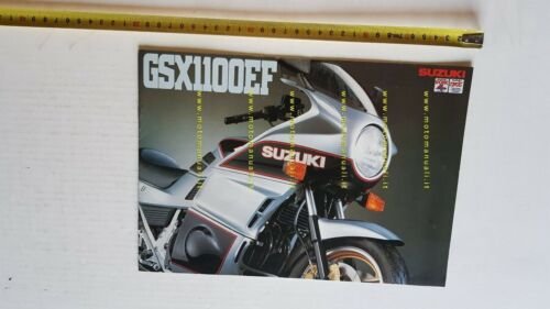 Suzuki GSX 1100 EF 1984 depliant ITALIANO moto originale brochure