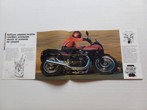 Suzuki GSX 1100 ES 1983 depliant originale italiano