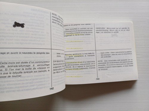 Suzuki GSX 1100 F 1987 manuale uso manutenzione libretto italiano …
