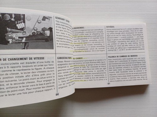 Suzuki GSX 1100 F 1987 manuale uso manutenzione libretto italiano …