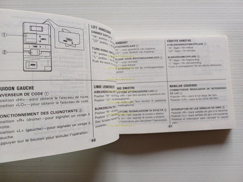 Suzuki GSX 1100 F 1987 manuale uso manutenzione libretto italiano …