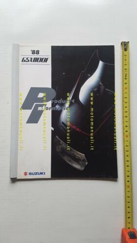 Suzuki GSX 1100 F 1988 CARTELLA STAMPA originale inglese no …