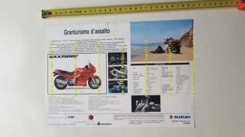 Suzuki GSX 1100 F 1991 depliant ITALIANO originale moto brochure