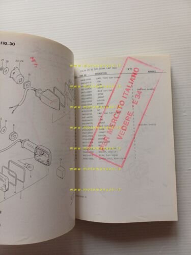 Suzuki GSX 1100 Z - EZ 1982 catalogo ricambi originale …