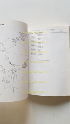 Suzuki GSX 1100 Z-EZ-D-ED-XD-EXD-ESD 1982 catalogo ricambi originale