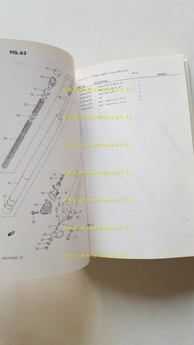 Suzuki GSX 1100 Z-EZ-D-ED-XD-EXD-ESD 1982 catalogo ricambi originale