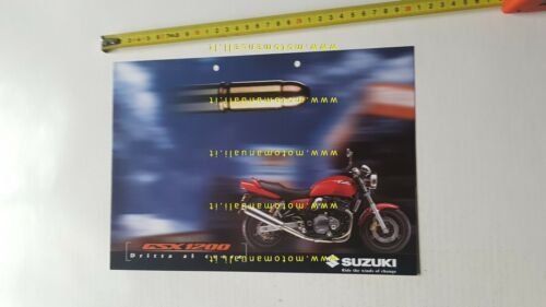 Suzuki GSX 1200 depliant ITALIANO originale moto brochure