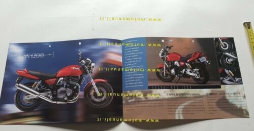 Suzuki GSX 1200 depliant ITALIANO originale moto brochure