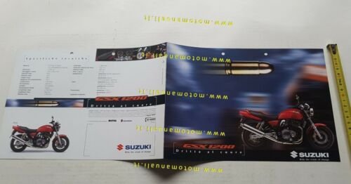 Suzuki GSX 1200 depliant ITALIANO originale moto brochure