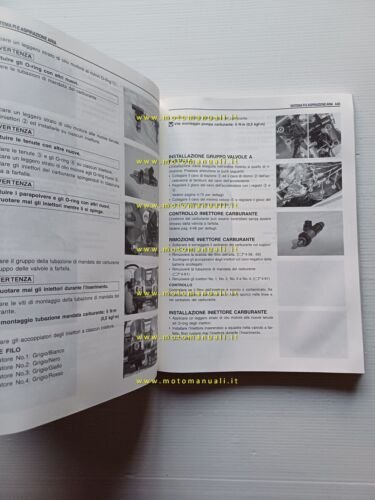Suzuki GSX 1300 1999 manuale officina ITALIANO originale