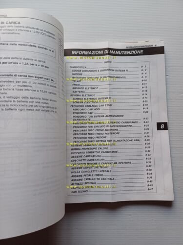Suzuki GSX 1300 1999 manuale officina ITALIANO originale