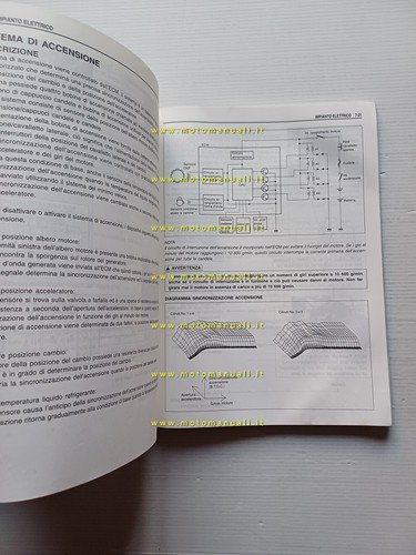 Suzuki GSX 1300 1999 manuale officina ITALIANO originale