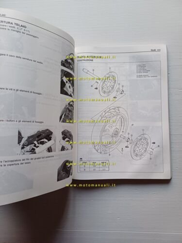 Suzuki GSX 1300 1999 manuale officina ITALIANO originale