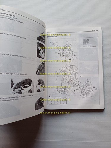 Suzuki GSX 1300 1999 manuale officina ITALIANO originale