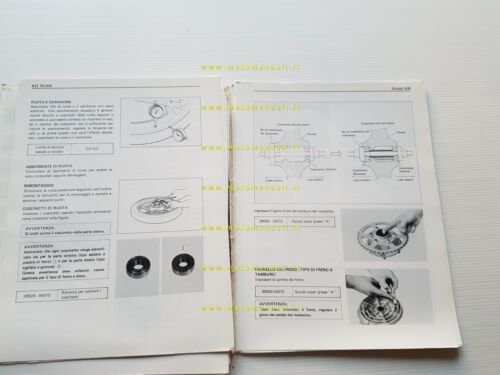 SUZUKI GSX 400 F 1981 manuale officina ITALIANO originale