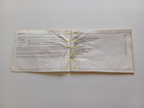 Suzuki GSX 400 F 1981 manuale uso manutenzione italiano originale