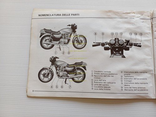 Suzuki GSX 400 F 1981 manuale uso manutenzione italiano originale