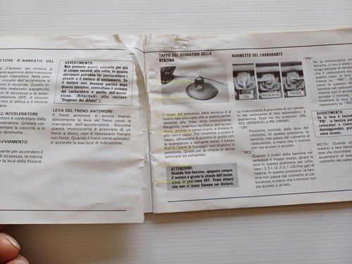 Suzuki GSX 400 F 1981 manuale uso manutenzione italiano originale