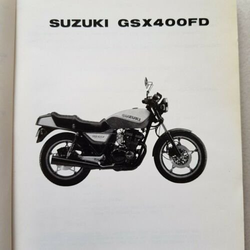 Suzuki GSX 400 FD 1982 catalogo ricambi originale spare parts …