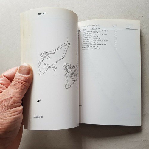 Suzuki GSX 400 FD 1982 catalogo ricambi originale spare parts …