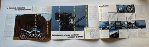 Suzuki GSX 400 FWS 1985 depliant italiano originale moto brochure