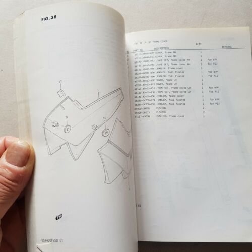 Suzuki GSX 400 FWSD 1983 catalogo ricambi originale spare parts …